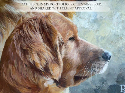 Oil painting commission, Custom oil portrait, Custom dog oil painting-Artloverhouse