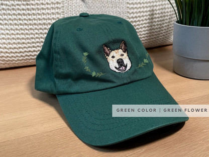 Custom Embroidered Pet Hat Using Pet Photo Personalized Dog Hat Cat Ha
