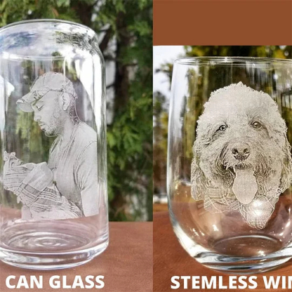 Custom Picture Rocks glass personalized whiskey glass-Artloverhouse