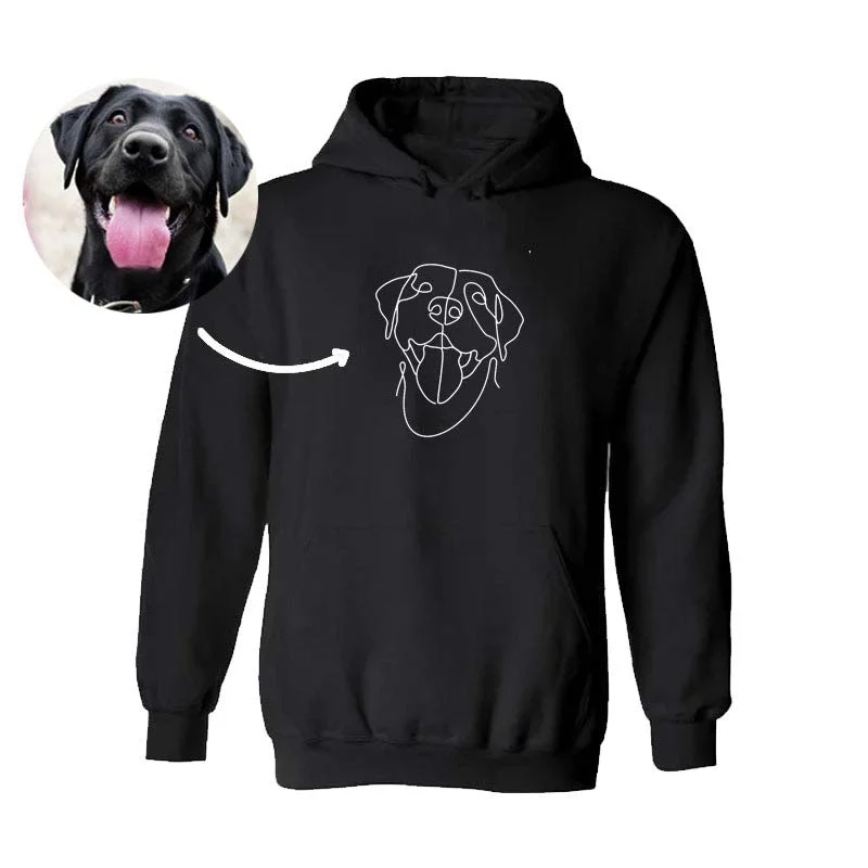 Custom Embroidered Hoodie-Artloverhouse