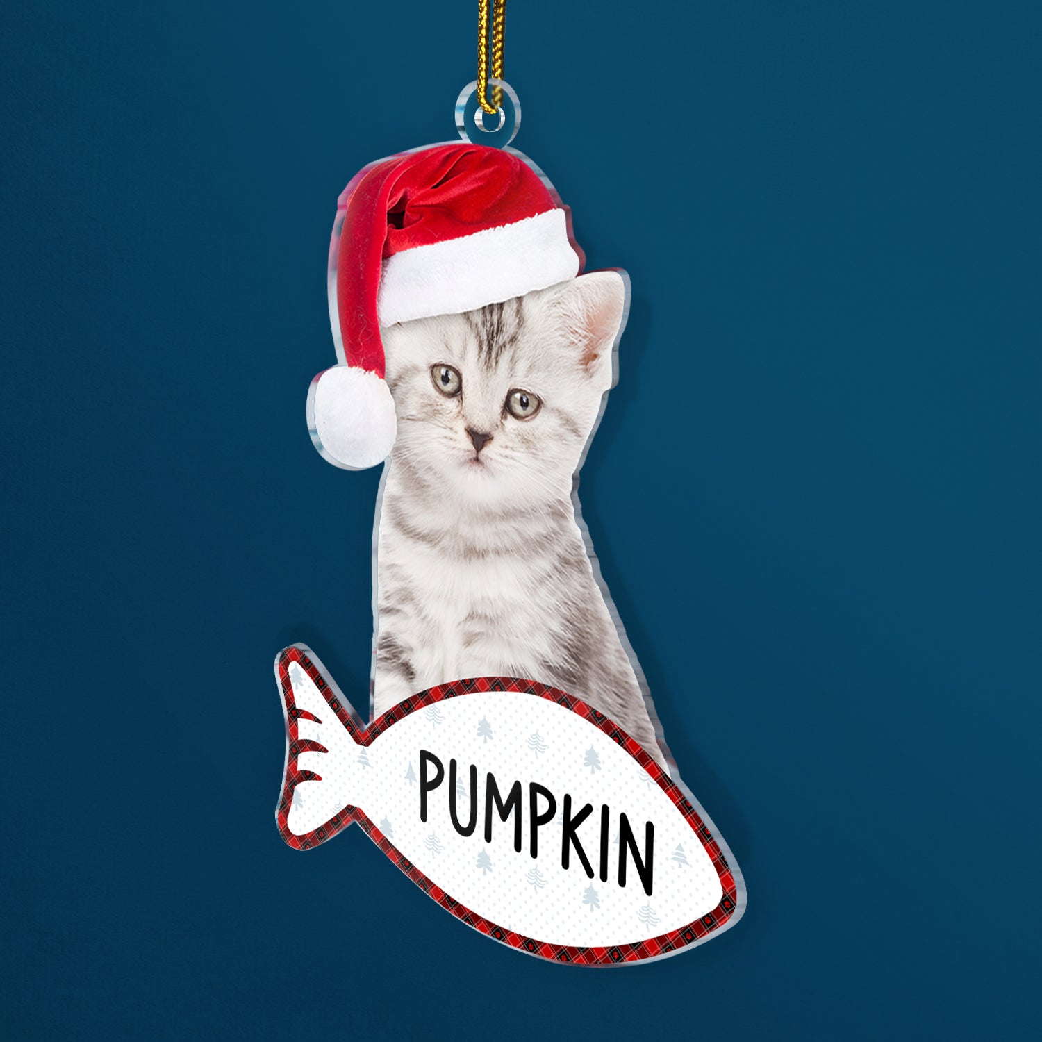 Custom Photo Funny Dog Cat Personalized Cutout Acrylic Ornament