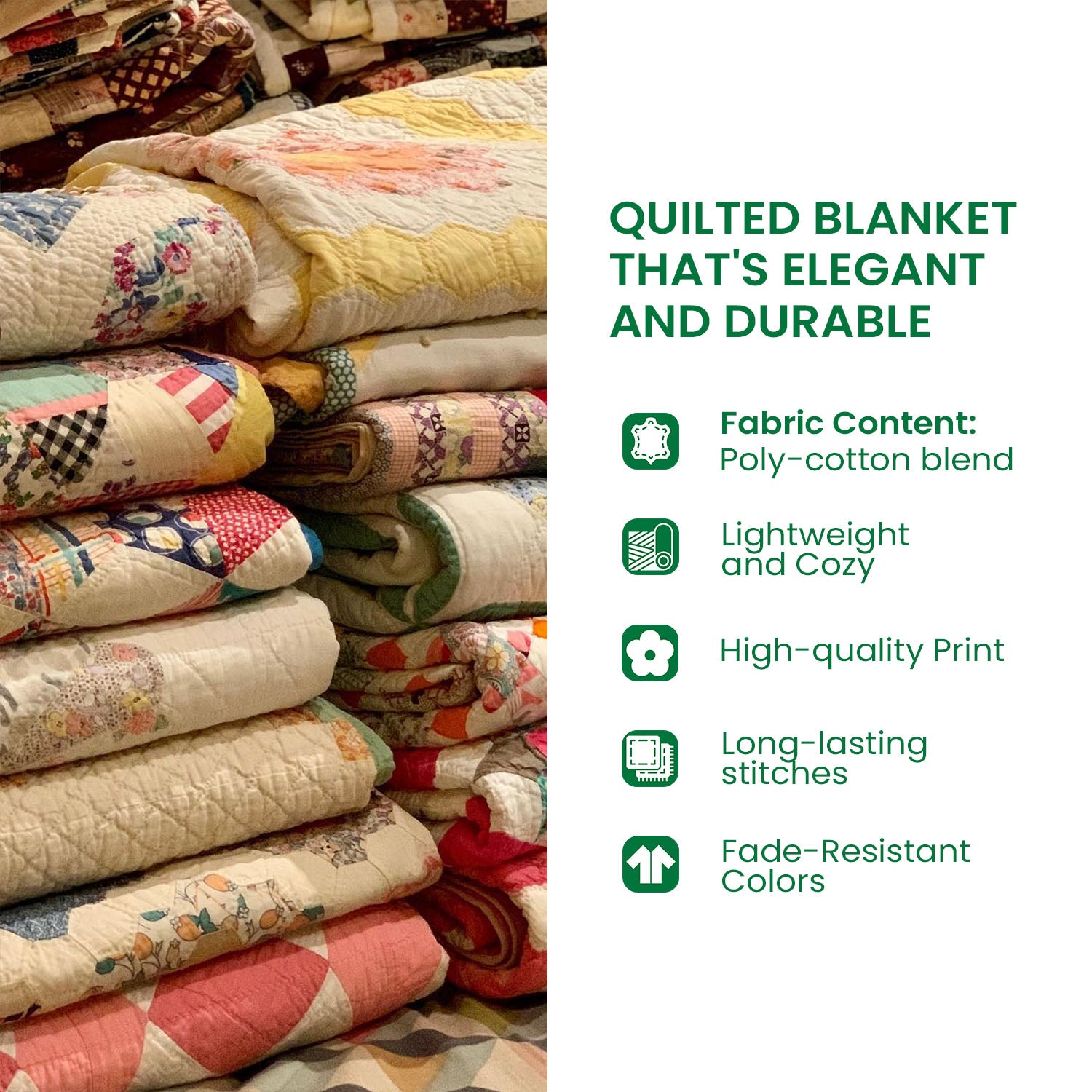 Amber Fetch Quilted Blanket