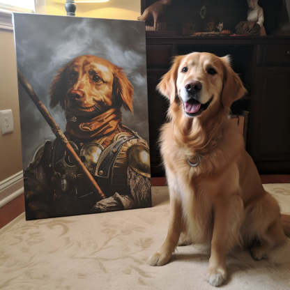 CanvasFarm Viking Canvas for Your Pet