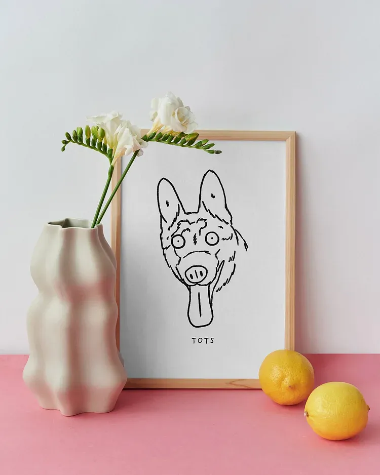 Custom Ugly Pet Portrait Art Canvas Custom Pet Portrait Art