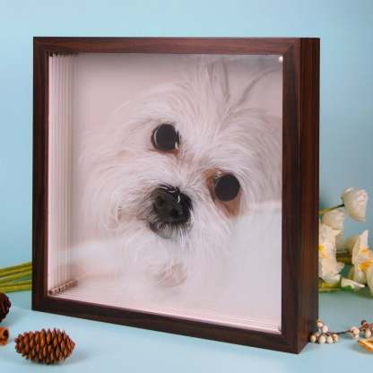 Custom 3D Glass Painting Pet Painting Cat/Dog Portrait Art-Artloverhouse