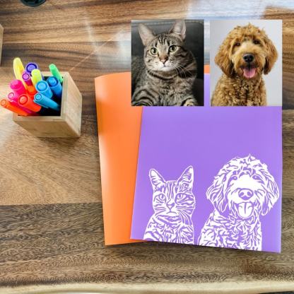 Custom pet portrait decal, dog decal, dog car decal, cat decal, pet memorial decal, custom decal, personalized decal, gift for pet lover-Artloverhouse