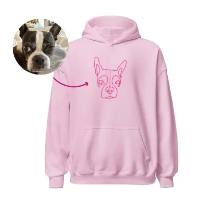 Custom Embroidered Hoodie-Artloverhouse