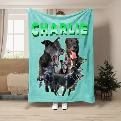 Custom Vintage Pets Blanket