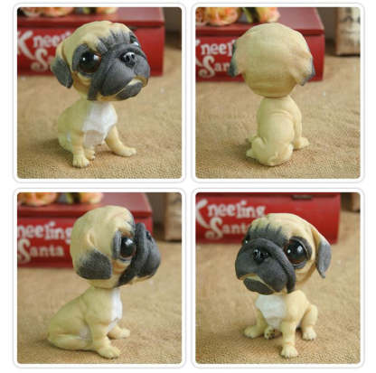 Custom Realistic Lifelike Bobbleheads for Dog Lovers, Car Desktop Home Accessories Ornament