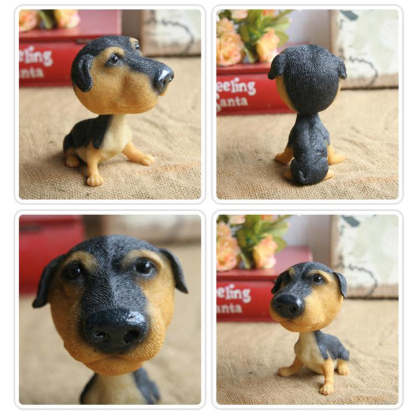 Custom Realistic Lifelike Bobbleheads for Dog Lovers, Car Desktop Home Accessories Ornament