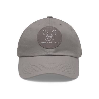 Personalized Dog Hat Custom Patch Pet Hat, Leather Patch Hat