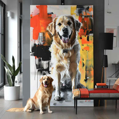 "The Beast On Fire" Special Edition Canvas-Artloverhouse