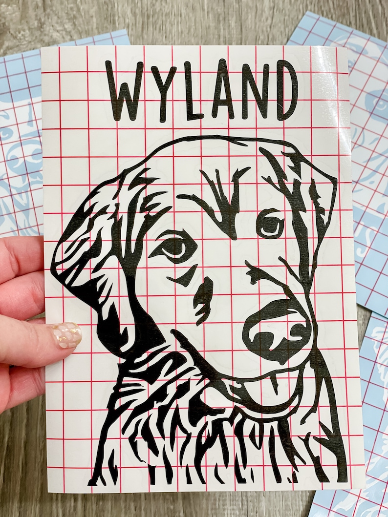 Custom pet portrait decal, dog decal, dog car decal, cat decal, pet memorial decal, custom decal, personalized decal, gift for pet lover-Artloverhouse
