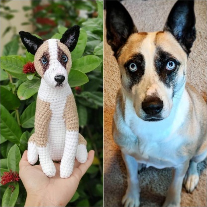 Custom Stuffed Dog Personalized Dog Gift