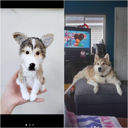 Custom Stuffed Dog Personalized Dog Gift