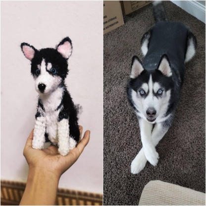 Custom Stuffed Dog Personalized Dog Gift