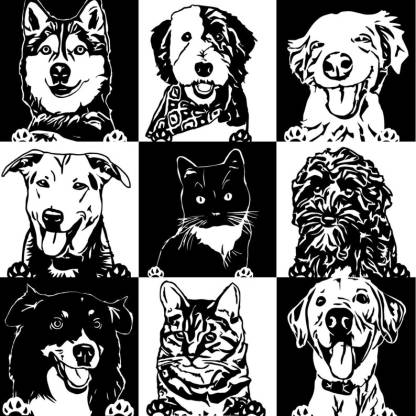 Custom Pet Vinyl Decal From Photo, Laptop Dog Sticker, Cat Car Window Decal, Wall Decal, Personalized Pet Decal Vinyl, Pet Lover Gift