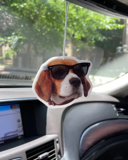 Custom Photo Car Air Freshener – Fun & Personalized Pet Freshener for Car