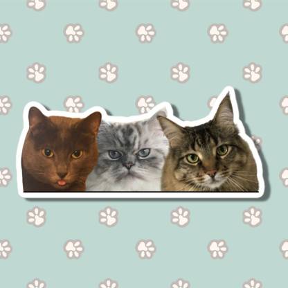 Custom Dog Car Decal From Photo Vinyl Waterproof Removable Outdoor 