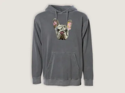 Personalized Pet Portrait Embroidery Sweatshirt Hoodie