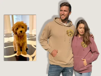 Personalized Pet Portrait Embroidery Sweatshirt Hoodie