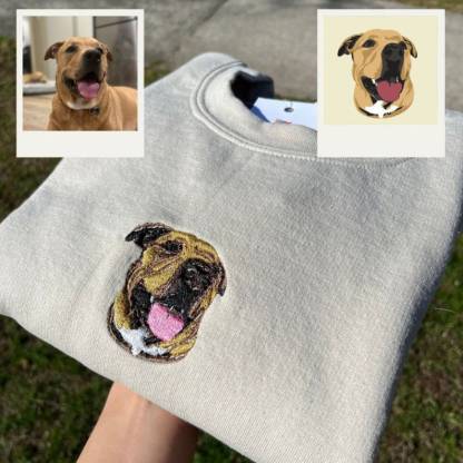Custom Pet Photo Music Embroidery Player