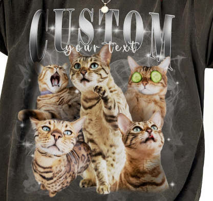 Custom cat shirt hotsell