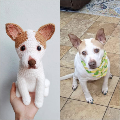 Custom Stuffed Dog Pet Memorial Plush