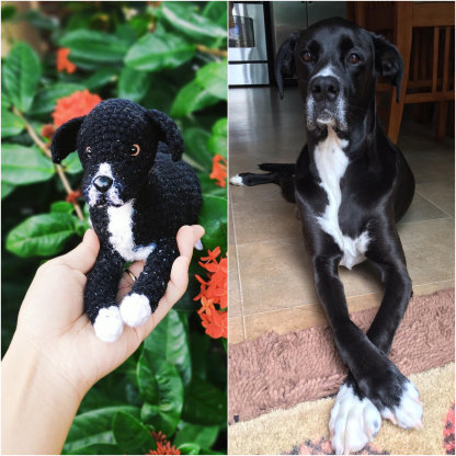 Custom Stuffed Dog Pet Memorial Plush