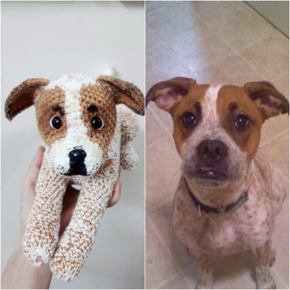 Custom Stuffed Dog Pet Memorial Plush