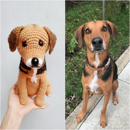 Custom Stuffed Dog Pet Memorial Plush