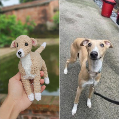 Custom Stuffed Dog Pet Memorial Plush