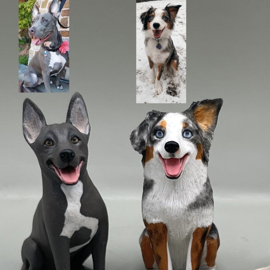 Custom Full-Body Pet Sculpture - The Perfect Memorial & Birthday Gift