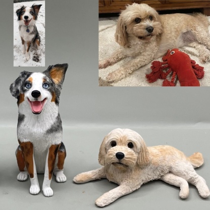 Custom Full-Body Pet Sculpture - The Perfect Memorial & Birthday Gift