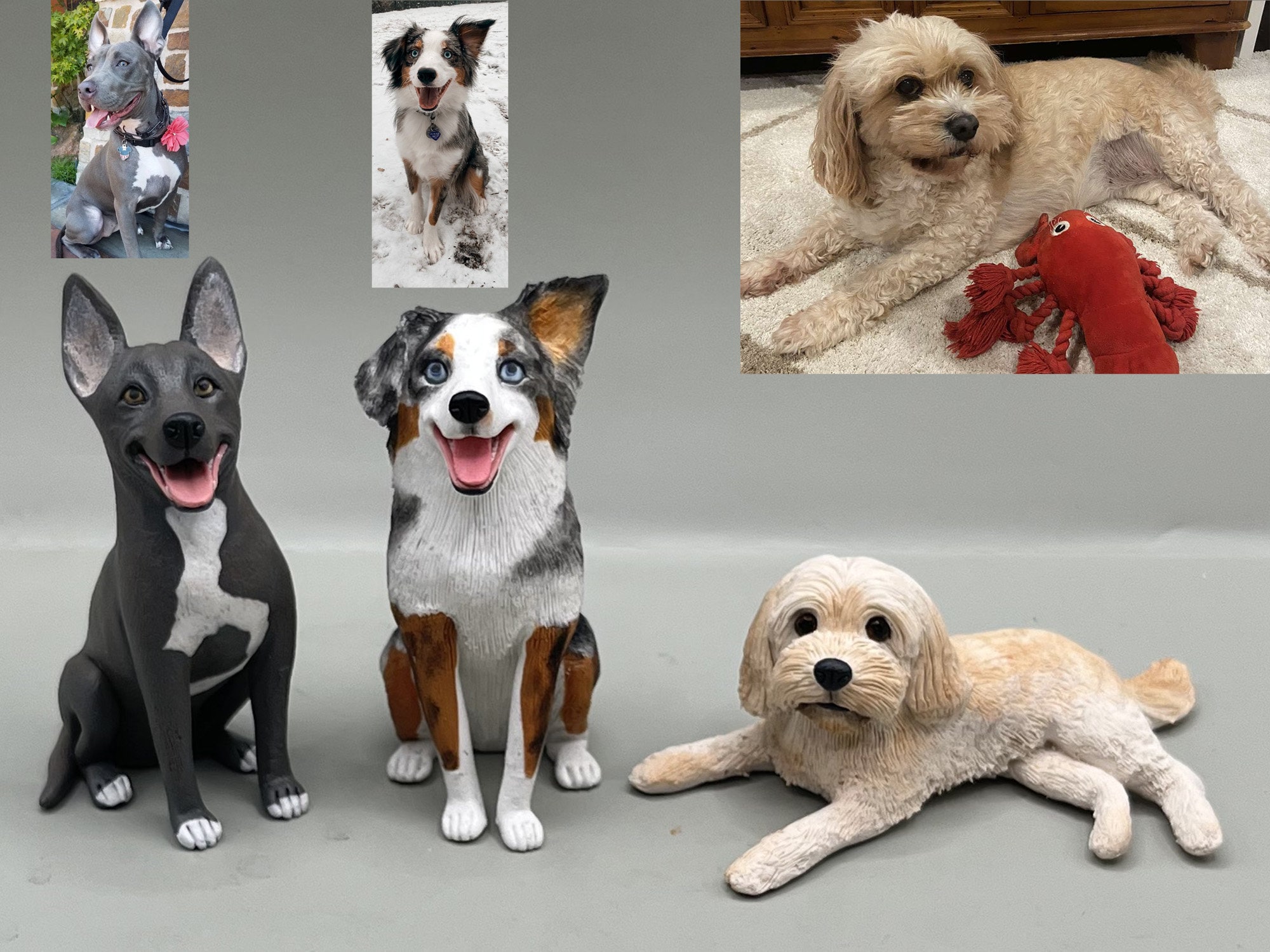 Custom Full-Body Pet Sculpture - The Perfect Memorial & Birthday Gift