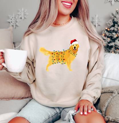 Christmas Dog Sweatshirt Dog Owner Christmas Gift Dog Christmas Sweatshirt