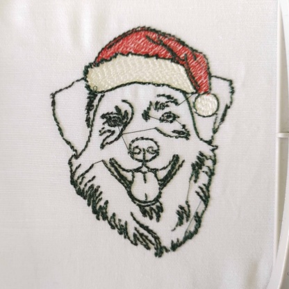 Custom Embroidered Sweatshirt Christmas Pet