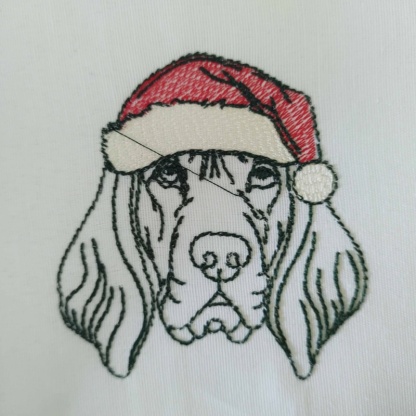 Custom Embroidered Sweatshirt Christmas Pet