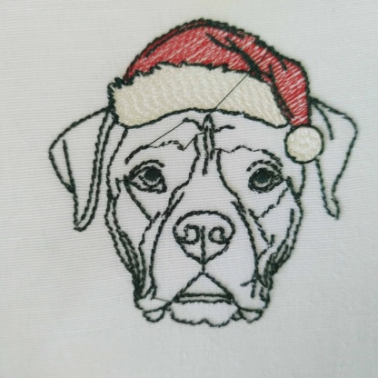 Custom Embroidered Sweatshirt Christmas Pet