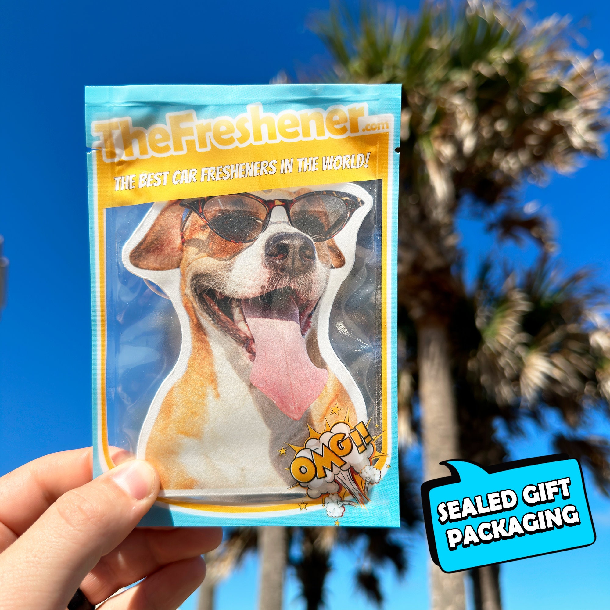 Custom Pet Photo Air Freshener Hanging Air Freshener For Car