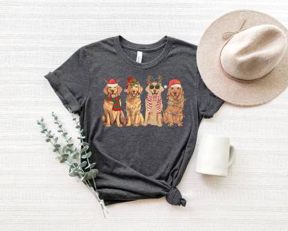 Golden Retriever Christmas Sweatshirt Dog Christmas Shirt Golden Mom shirt