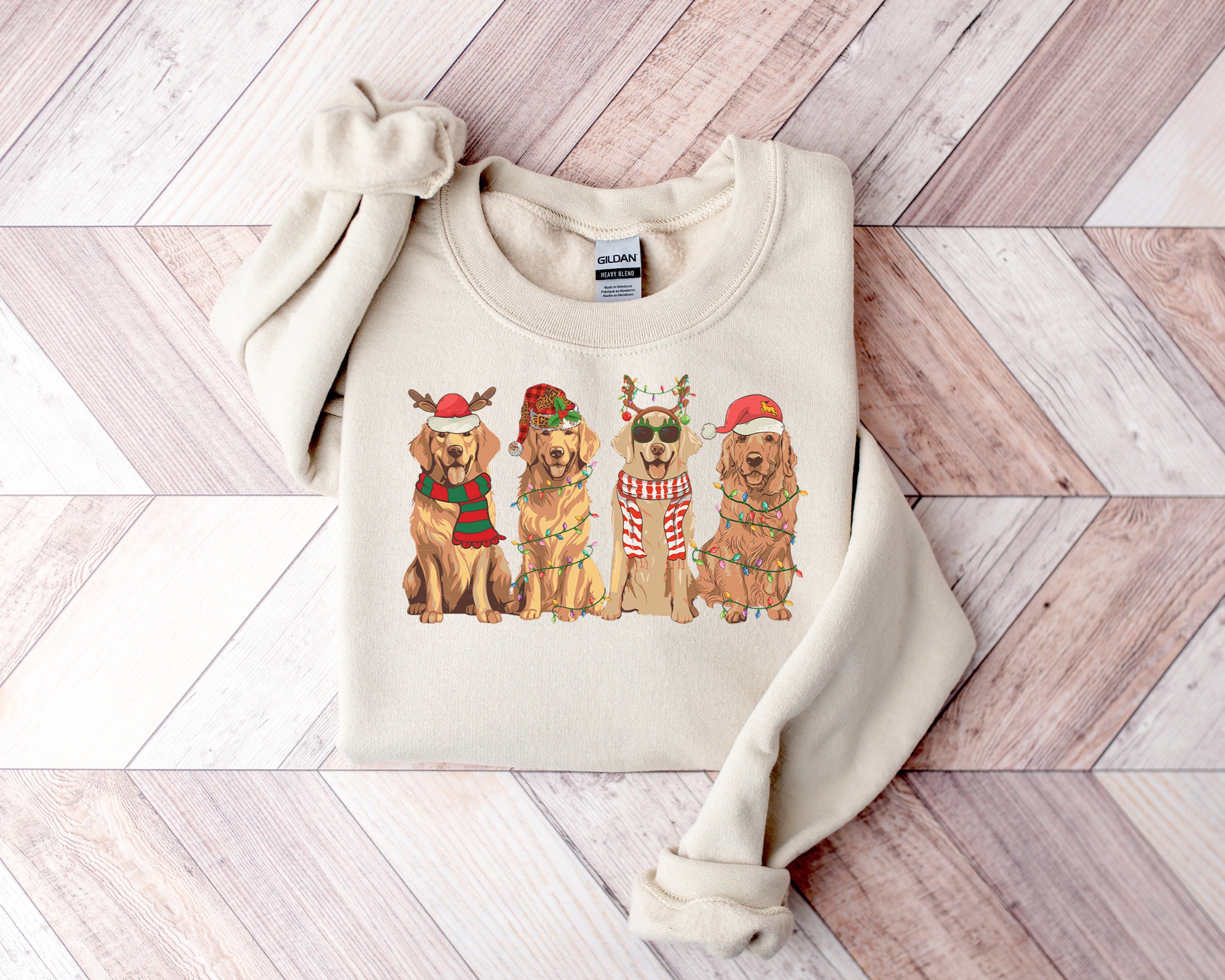 Golden Retriever Christmas Sweatshirt Dog Christmas Shirt Golden Mom shirt