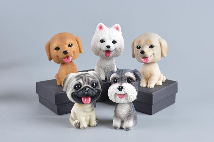 Custom Realistic Lifelike Bobbleheads for Dog Lovers, Car Bobble Head