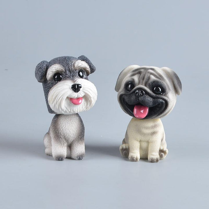 Custom Realistic Lifelike Bobbleheads for Dog Lovers, Car Bobble Head
