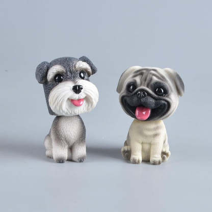 Custom Realistic Lifelike Bobbleheads for Dog Lovers, Car Bobble Head