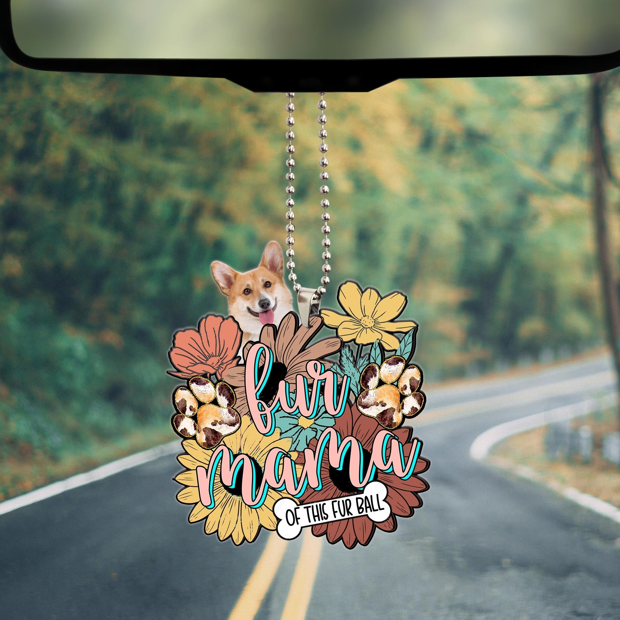 Fur Mama Of This Fur Ball Custom Photo Personalized Acrylic Ornament