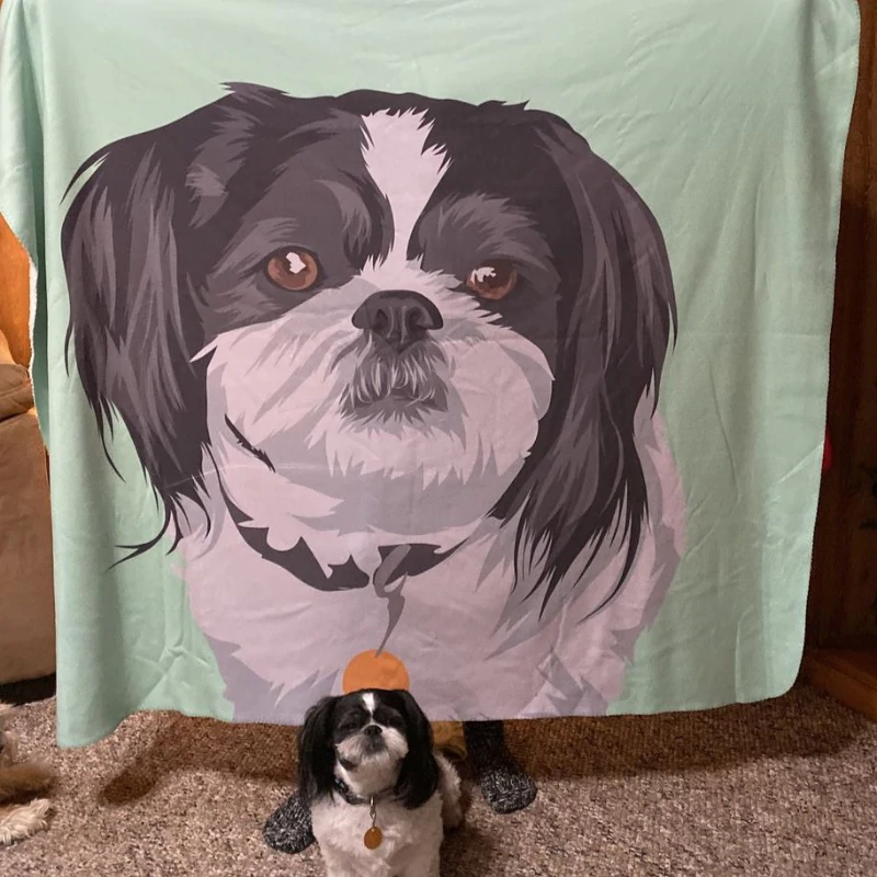 Custom Pet Fleece Blanket