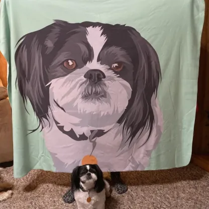 Custom Pet Fleece Blanket