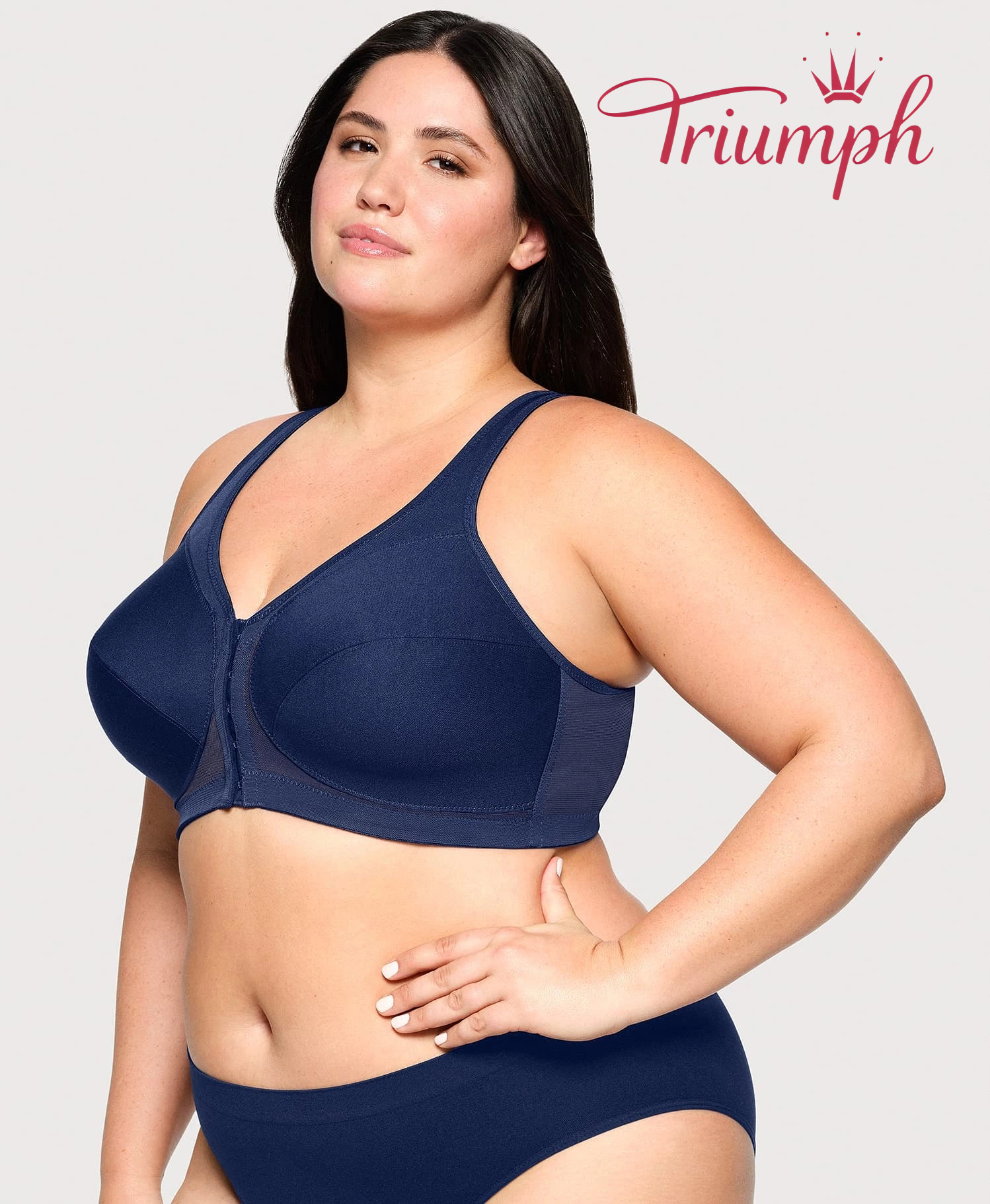 💖Triumph® 4-pak ✨Biustonosz z zapięciem z przodu i odpinanym tyłem