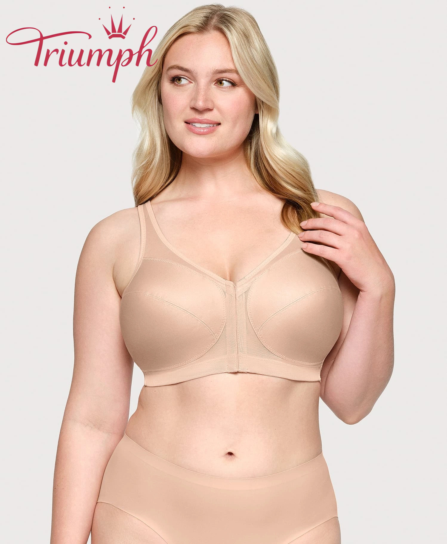 💖Triumph® 4-pak ✨Biustonosz z zapięciem z przodu i odpinanym tyłem